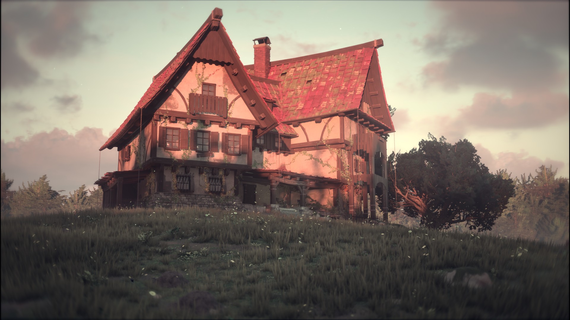 House on the Hill - UE5.6 PCG Environment